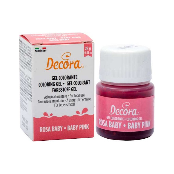 28 g Colorante alimentare in gel Rosa Decora