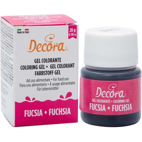 28 g Colorante alimentare in gel Fucsia da Decora 28 g Colorante alimentare in gel Fucsia da Decora