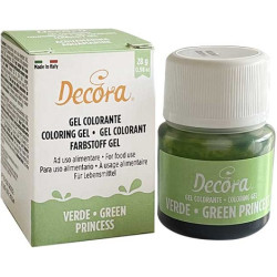 28 g Colorante alimentare in gel Verde Princess Decora