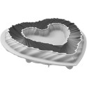 Heartbeat Silikomart: stampo in silicone cuore intrecciato, batticuore, 250x220xh52 mm