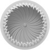 Wave Stampo Onda in silicone grigio per torte da 20 cm di Silikomart Wave Stampo Onda in silicone grigio per torte da 20 cm di Silikomart