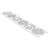 Snowball Silikomart: tappeto in silicone per 6 decori a forma di palla di neve 40 x 8 x h 0,3 cm Snowball Silikomart: tappeto in silicone per 6 decori a forma di palla di neve 40 x 8 x h 0,3 cm