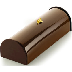 Silikomart – Chablon Bûche | Stampo in Silicone per 3 Decori in Cioccolato per Tronchetto