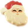 Stampo Cioccolato viso di Babbo Natale su stecco da Silikomart