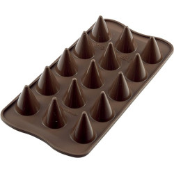 Stampo Kono o Mini Coni di cioccolato da 3 cm SCG20 da Silikomart