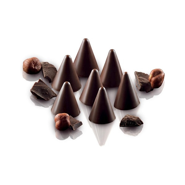 Stampo Kono o Mini Coni di cioccolato da 3 cm SCG20 da Silikomart