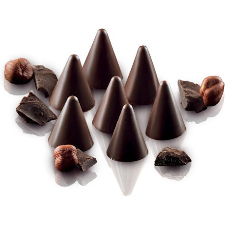 Stampo Kono o Mini Coni di cioccolato da 3 cm SCG20 da Silikomart
