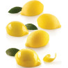 Stampo in silicone Limone da 30 ml in silicone Bianco con tagliapasta da Silikomart