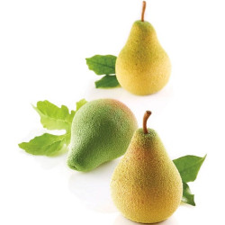 Pera e Fico 115 Silikomart – Stampo in Silicone per Monoporzioni a Forma di Frutta