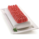 Frutti Rossi: kit 2 stampi in silicone per torta ricoperta ai lamponi da Silikomart