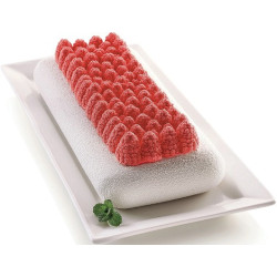 Frutti Rossi Silikomart – Kit 2 Stampi in Silicone per Torta con Decoro Lamponi