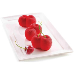 Stampo Rosso Ciliegia 3D da Silikomart per semifreddi mousse e dolci monoporzione da Silikomart