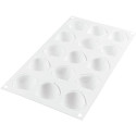 Stampo Marron Glacé 30 ml silicone bianco 3D, da Silikomart a forma di piccola castagna