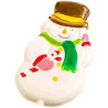Stampo cioccolato Pupazzo di neve su stecco in policarbonato da Silikomart Stampo cioccolato Pupazzo di neve su stecco in policarbonato da Silikomart
