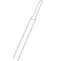 Spillone per panettoni e colombe in acciaio inox lungo 62 cm da Decora