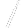 Spillone per panettoni e colombe in acciaio inox lungo 62 cm da Decora Spillone per panettoni e colombe in acciaio inox lungo 62 cm da Decora