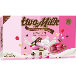 Confetti Two Milk Sfumati Rosa, il doppio cioccolato da 1kg di Maxtris