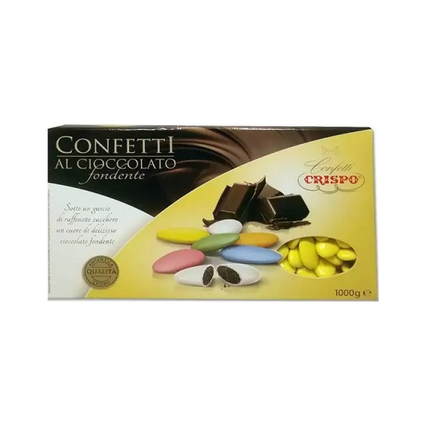 Confetti gialli al cioccolato fondente 1Kg