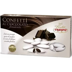 Confetti bianchi al cioccolato fondente da 1 kg Crispo