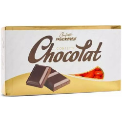 Confetti al cioccolato Maxtris Rossi, classici, in confezione da 1 Kg