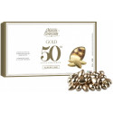 Confetti al cioccolato fondente Maxtris dorati, classici, in confezione da 500 g