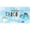 Confetti Maxtris Choco Love Sfumati Azzurro da 500 g: cuoricini di cioccolato al latte e confettati