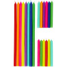 Set 20 candeline compleanno multi colore alte e basse da Wilton Set 20 candeline compleanno multi colore alte e basse da Wilton
