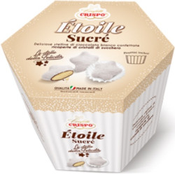 CONFETTI CRISPO ETOILE SUCRE STELLA ROSA CIOCCOLATO BIANCO 500 GR