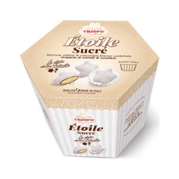 Etoile Sucré Bianco confetti Stelle della Felicità Crispo da 500 g