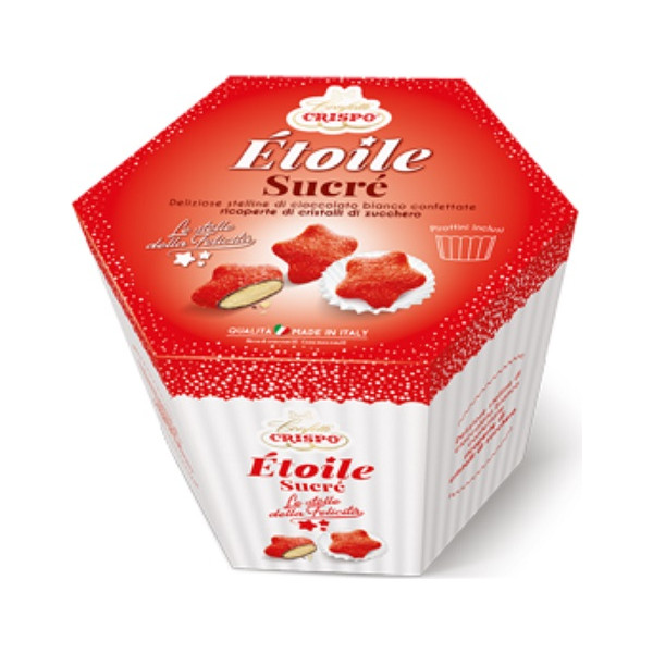 Etoile Sucré Rosso confetti Stelle della Felicità Crispo da 500 g