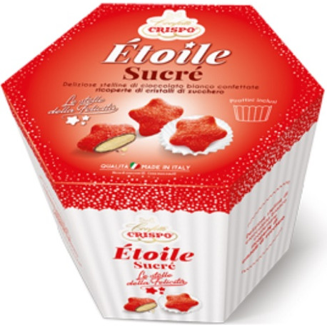 Etoile Sucré Rosso confetti Stelle della Felicità Crispo da 500 g