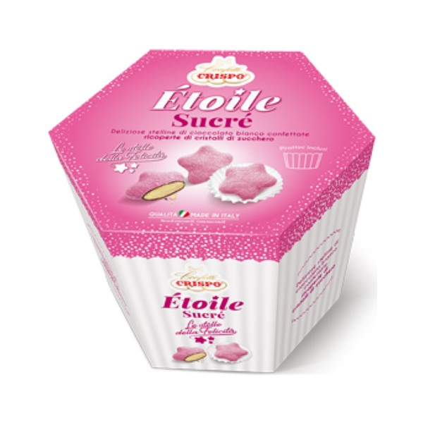 Etoile Sucré Rosa confetti Stelle della Felicità Crispo da 500 g