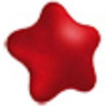 Confetti Stelle della Felicità Rosso Perlato Crispo da 500 g Confetti Stelle della Felicità Rosso Perlato Crispo da 500 g