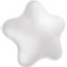 Confetti Stelle della Felicità Bianche Perlate in confezione da 500 g di Crispo