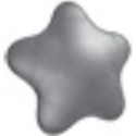 Confetti Stelle della Felicità 500 gr Argento Perlato