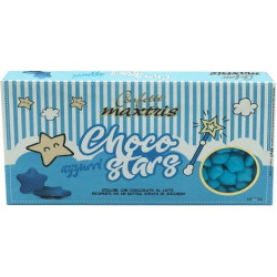 Confetti Maxtris Choco Stars Azzurro 500 g