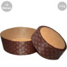 Set 10 stampi per panettone basso in carta forno da 3 Kg Set 10 stampi per panettone basso in carta forno da 3 Kg