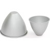 Stampo Bambola forma cono in alluminio anodizzato di ø13,5 cm o ø18,5 cm da Decora