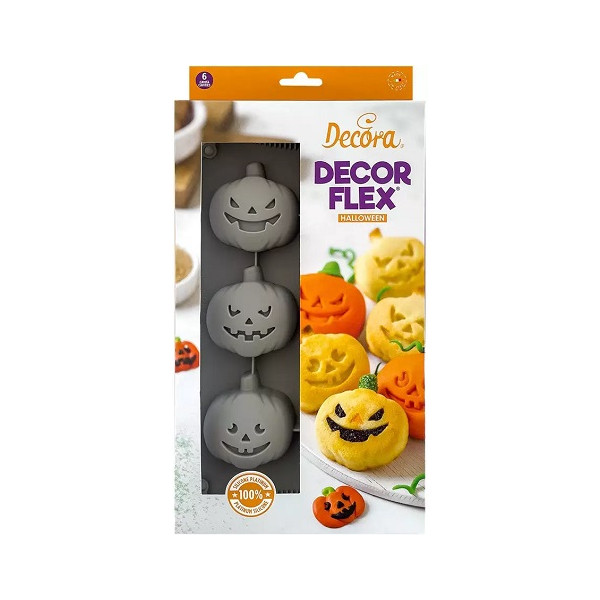 Stampo Zucchette Halloween in silicone da Decora