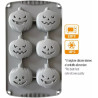 Stampo in silicone per 6 Zucchette Halloween da Decora Stampo in silicone per 6 Zucchette Halloween da Decora