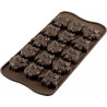 Choco Gufi Silikomart: stampo in silicone per cioccolatini a forma di gufi Choco Gufi Silikomart: stampo in silicone per cioccolatini a forma di gufi