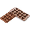 Choco Gufi Silikomart: stampo in silicone per cioccolatini a forma di gufi