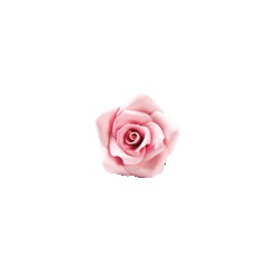 Rose per decorazioni in zucchero rosa cm 5 pz 24