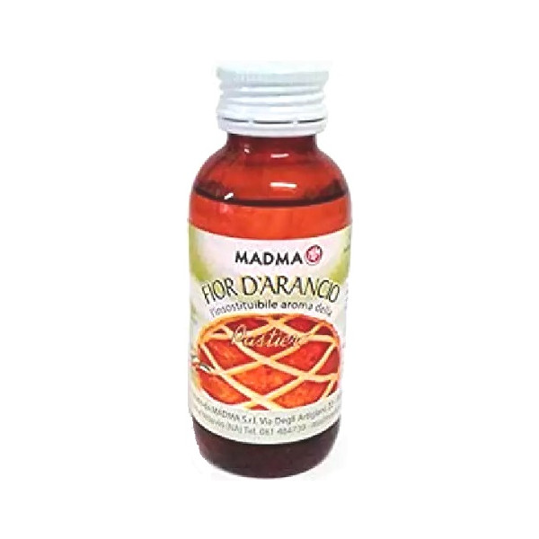 Aroma naturale fior d'arancio di Madma flacone in PET da 75 ml