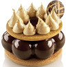 Truffle Crown 90 Silikomart: stampo in silicone per corona di tartufi con cutter Truffle Crown 90 Silikomart: stampo in silicone per corona di tartufi con cutter
