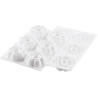Truffle Crown 90 Silikomart: stampo in silicone per corona di tartufi con cutter Truffle Crown 90 Silikomart: stampo in silicone per corona di tartufi con cutter