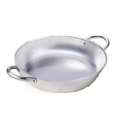 Tegame da portata in alluminio con due manici misure ø14, ø16, ø18 o ø20 cm da Linea Liotti