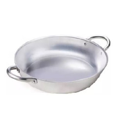 Tegame da portata in alluminio con due manici da 14 cm