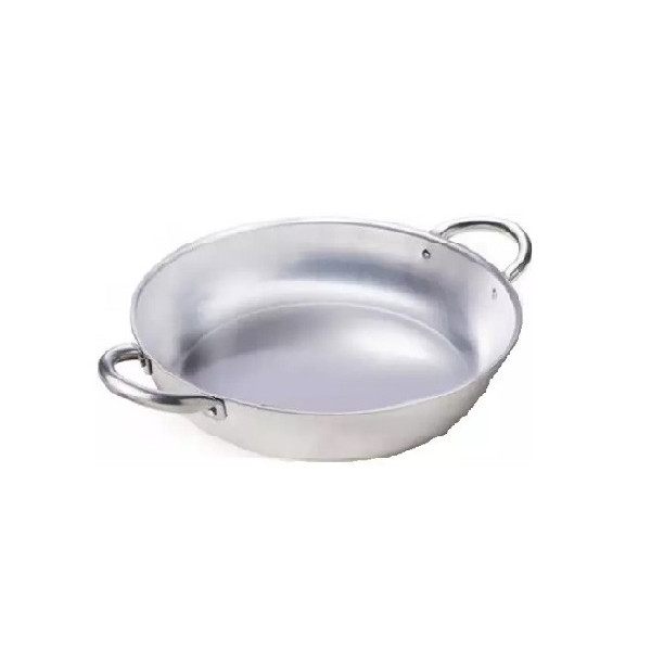 Tegame da portata in alluminio con due manici da 14 cm
