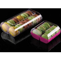 Porta Macarons Macadò Silikomart (6/12 Posti) – Scatola in Plastica Trasparente